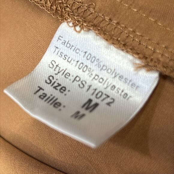 INTRO Brown Blue Gold Rust Paisley Cowl Neck Tunic  Hi Lo Long Sleeve Top NWT M - Picture 11 of 14